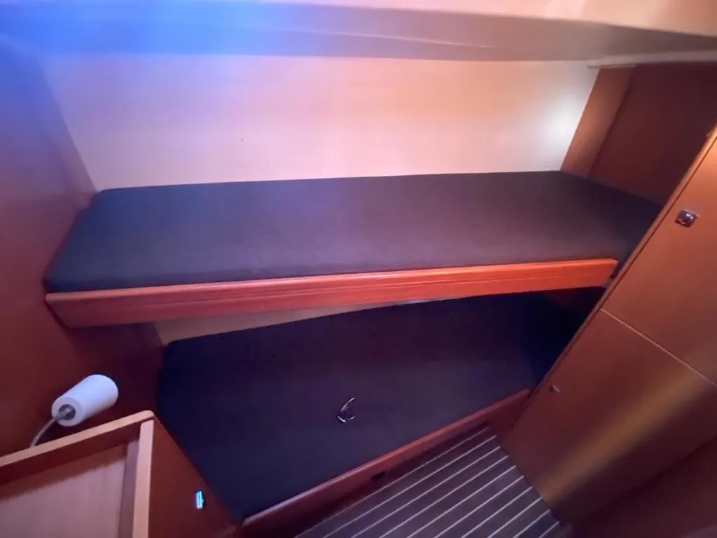 Cabin on Lippi, a Bavaria 51 Cruiser sailboat at Gdańsk, Poland