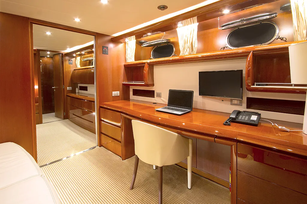 Maiora 24, a motor yacht at Bodrum, Turkey