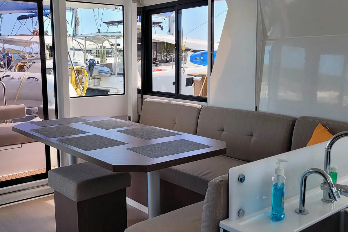 Le 113_X, a Bali 4.2 catamaran at Road Town, British Virgin Islands