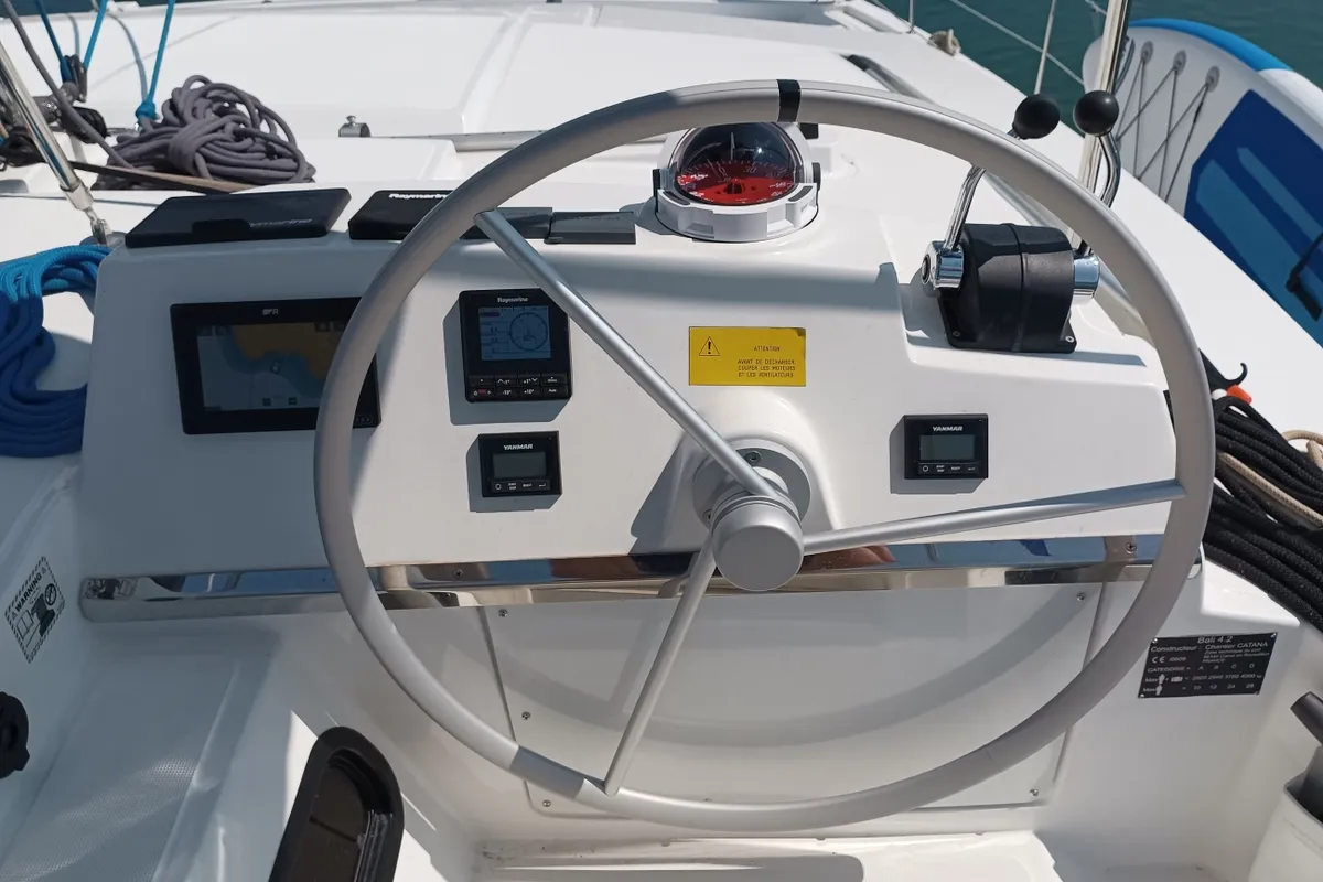 Mirjana, a Bali 4.2 catamaran at Pirovac, Croatia