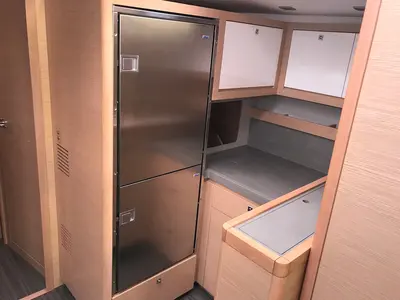Galley of Cervantes, a Dufour 530 sailboat at Olbia, Italy