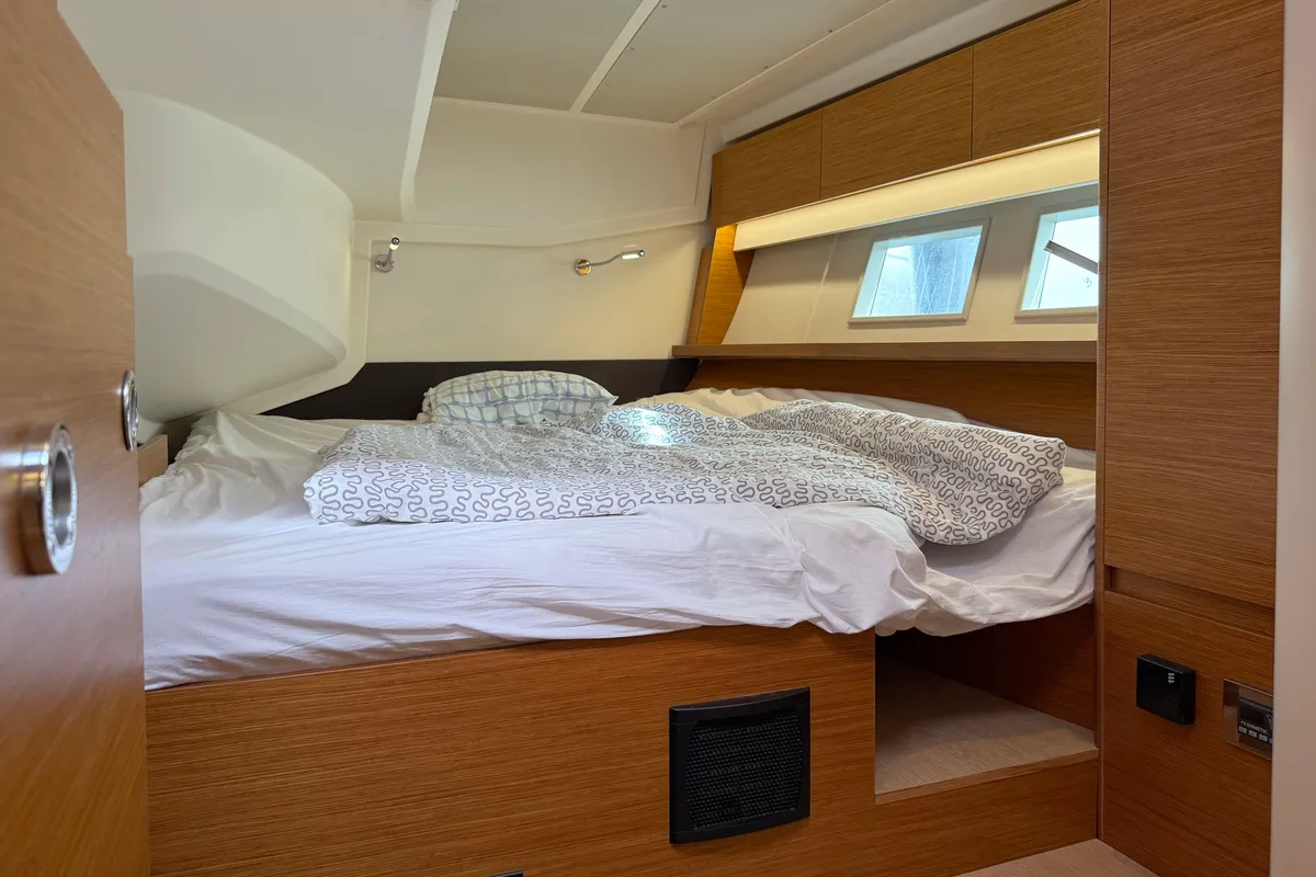 Cabin on Joanna, a Hanse 588 sailboat at Grad Biograd na Moru, Croatia