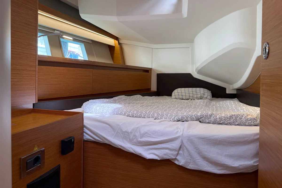 Cabin on Joanna, a Hanse 588 sailboat at Grad Biograd na Moru, Croatia