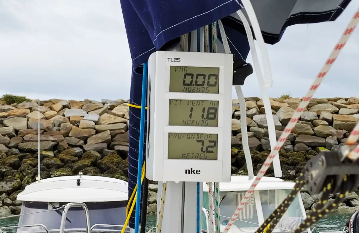 Flashe, a Beneteau First 27.7 sailboat at Saint-Cast-le-Guildo, France