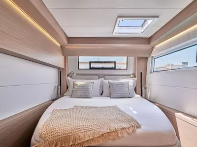 Princess Hana, a Lagoon 51 catamaran at Seget Donji, Croatia