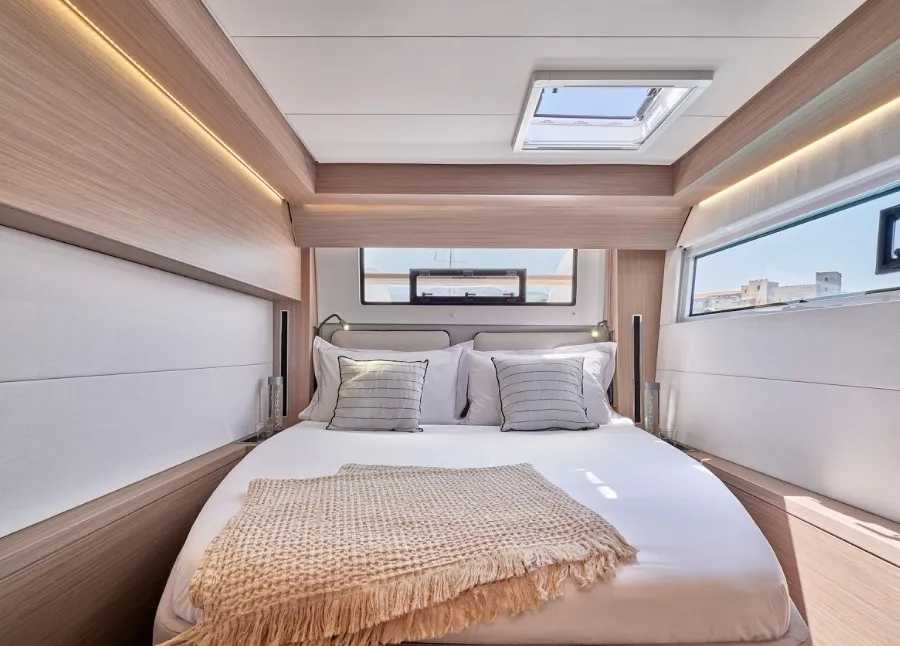 Princess Hana, a Lagoon 51 catamaran at Seget Donji, Croatia