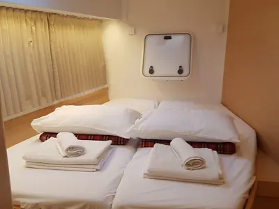 Cabin on Agia Irini, a Lagoon 42 catamaran at Municipal Unit of Rhodes, Greece