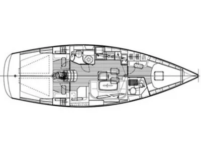Fenix, a Bavaria 40 Cruiser sailboat at Pirovac, Croatia