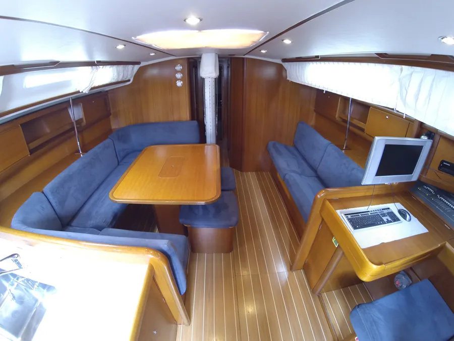 Salon of Kety, a Grand Soleil 50 sailboat at Grad Šibenik, Croatia