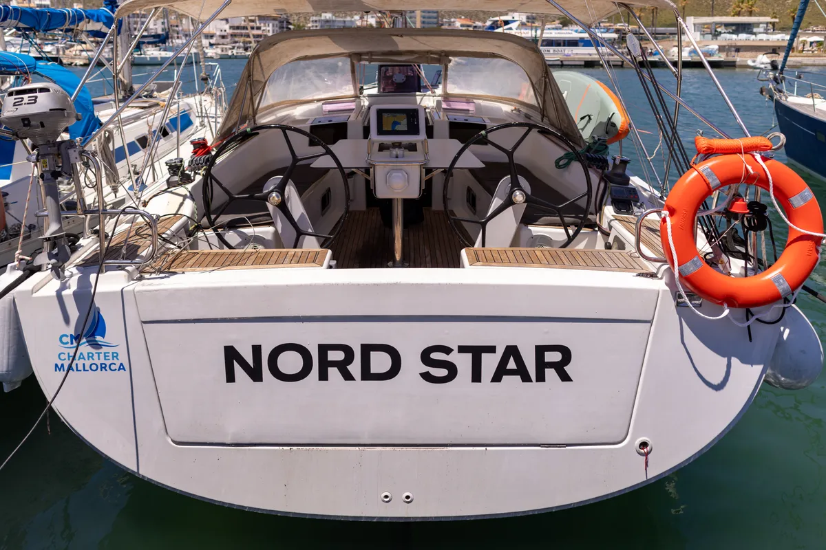 NORD STAR, a Hanse 415 sailboat at Port de Pollença, Spain