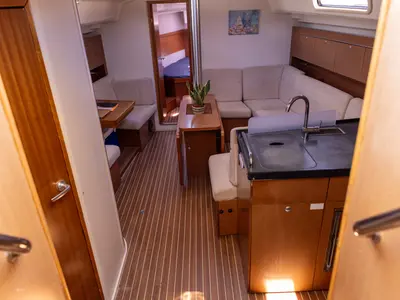 NORD STAR, a Hanse 415 sailboat at Port de Pollença, Spain