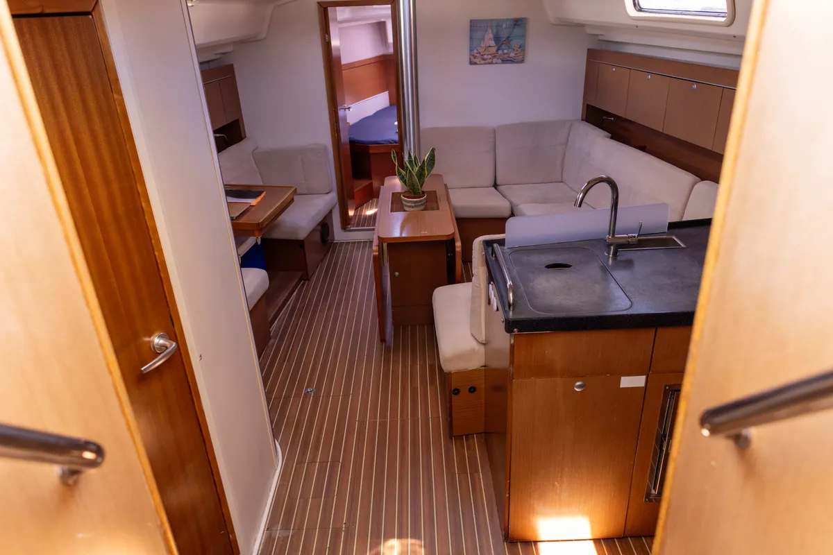 NORD STAR, a Hanse 415 sailboat at Port de Pollença, Spain