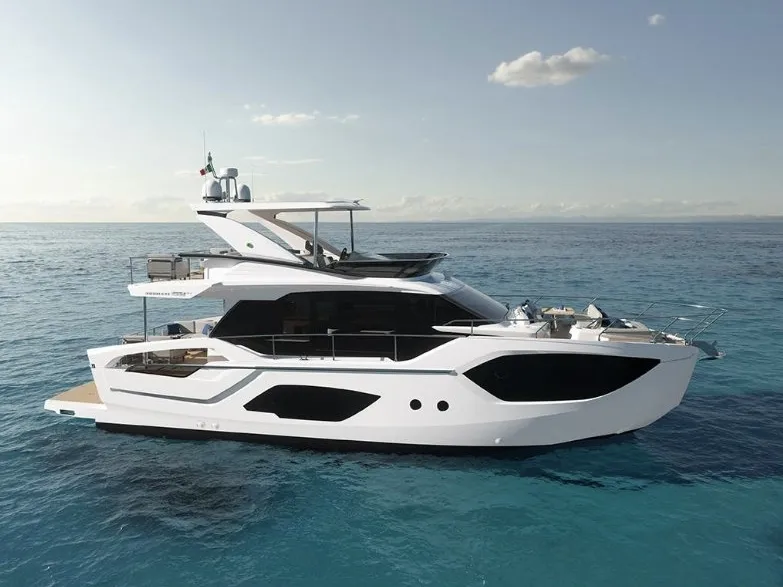 Mani, a Absolute 58 motor yacht at Aalsmeer, Netherlands