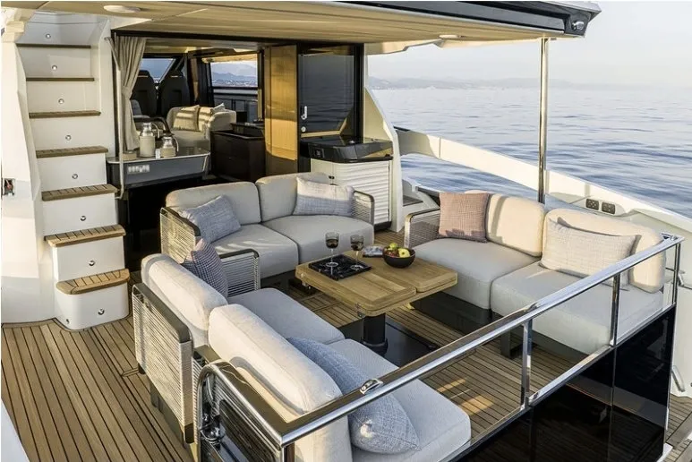 Mani, a Absolute 58 motor yacht at Aalsmeer, Netherlands