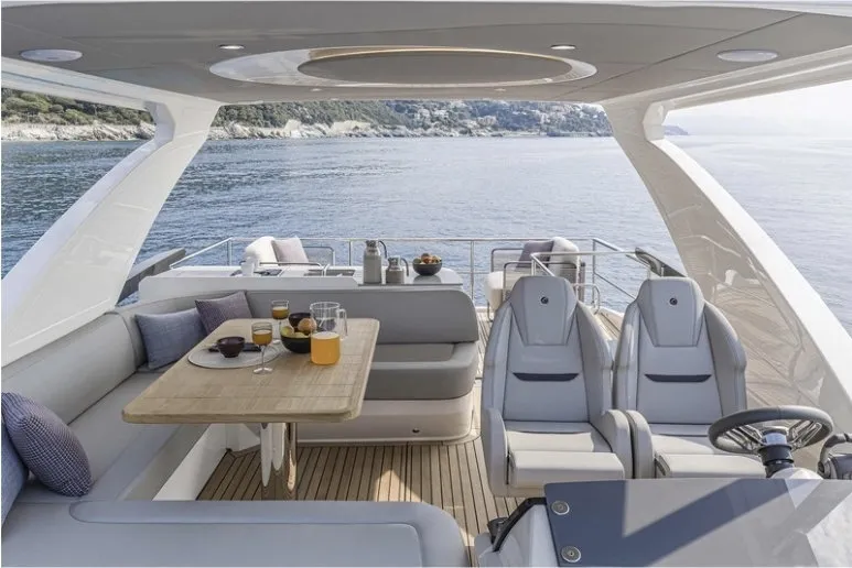 Mani, a Absolute 58 motor yacht at Aalsmeer, Netherlands