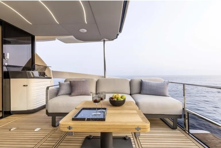Mani, a Absolute 58 motor yacht at Aalsmeer, Netherlands
