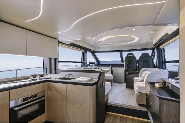 Mani, a Absolute 58 motor yacht at Aalsmeer, Netherlands