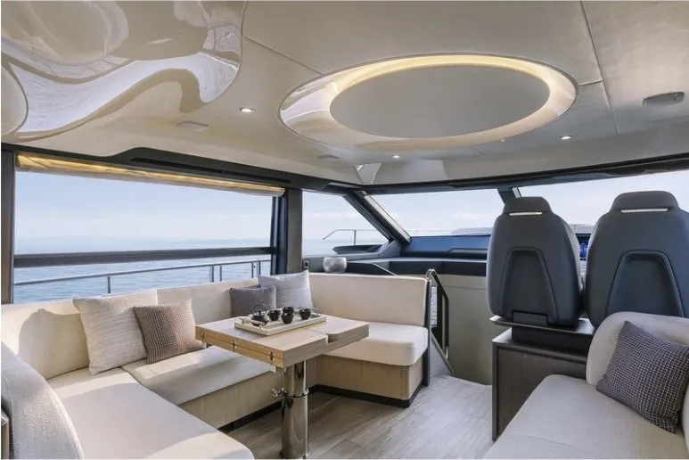 Mani, a Absolute 58 motor yacht at Aalsmeer, Netherlands