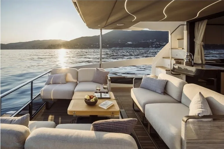 Mani, a Absolute 58 motor yacht at Aalsmeer, Netherlands