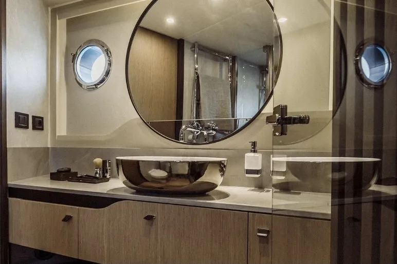 Mani, a Absolute 58 motor yacht at Aalsmeer, Netherlands