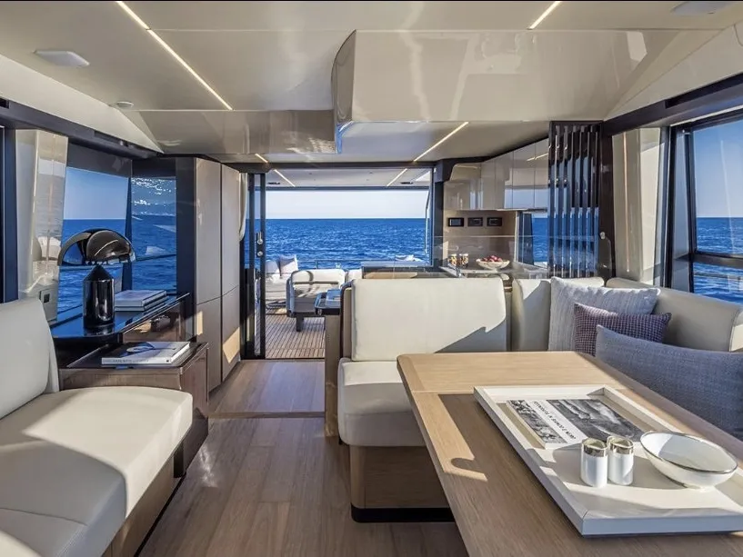 Mani, a Absolute 58 motor yacht at Aalsmeer, Netherlands