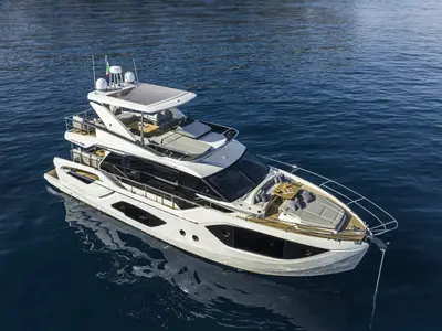 Mani, a Absolute 58 motor yacht at Aalsmeer, Netherlands