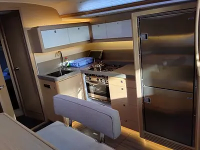 Galley of Marco Polo, a Dufour 470 sailboat at Municipal Unit of Lefkada, Greece