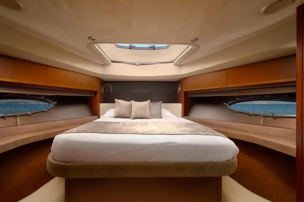 Champion, a Princess 72 Fly motor yacht at Podstrana - Miljevac, Croatia