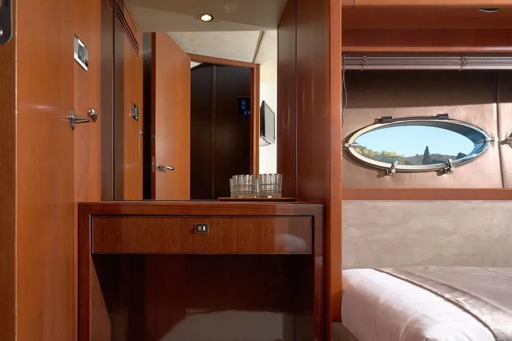 Champion, a Princess 72 Fly motor yacht at Podstrana - Miljevac, Croatia