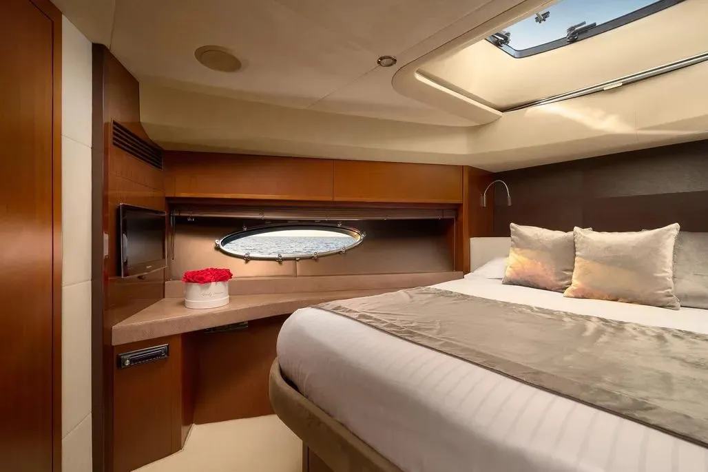 Champion, a Princess 72 Fly motor yacht at Podstrana - Miljevac, Croatia