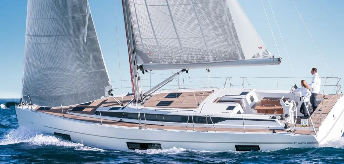 Super Puma, a Bavaria C45 sailboat at Athens, Greece