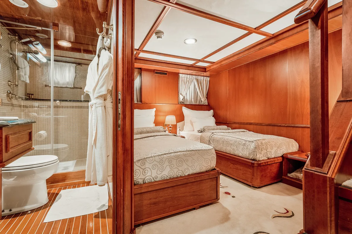 Cabin on Gulet Motoryacht, a motor yacht at Split, Croatia