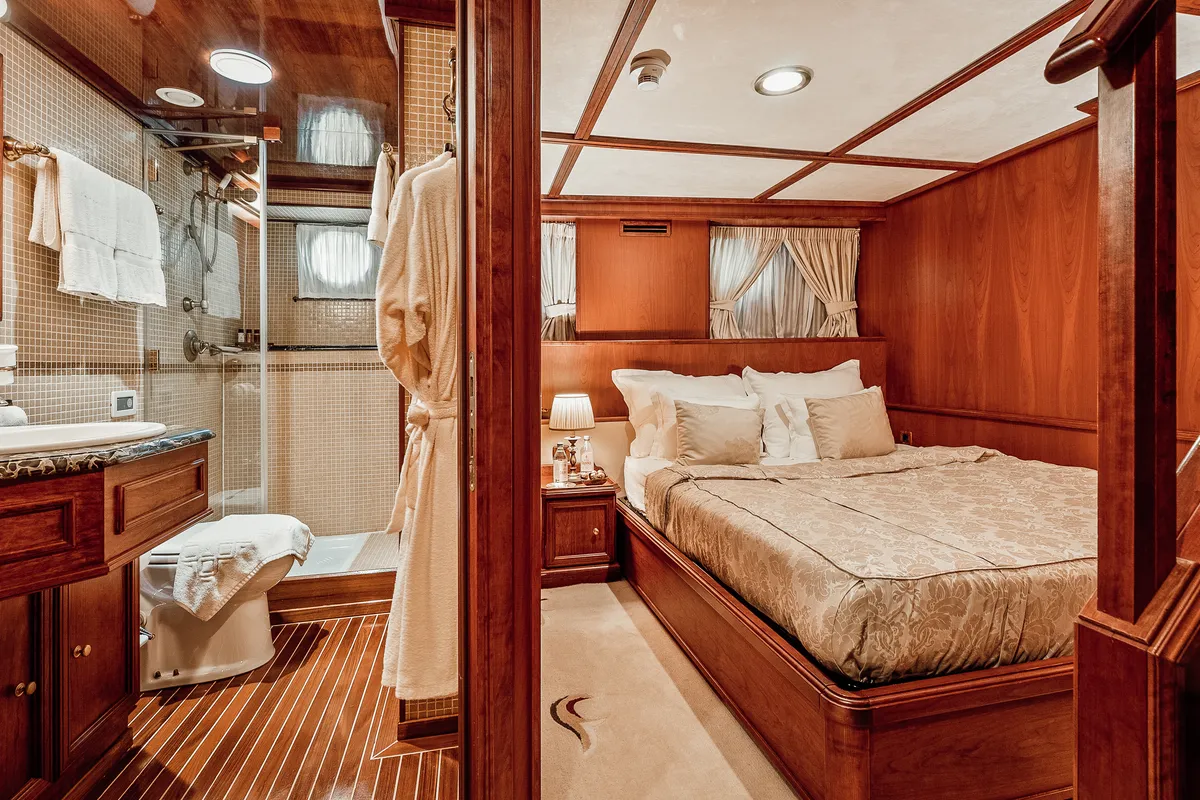 Cabin on Gulet Motoryacht, a motor yacht at Split, Croatia