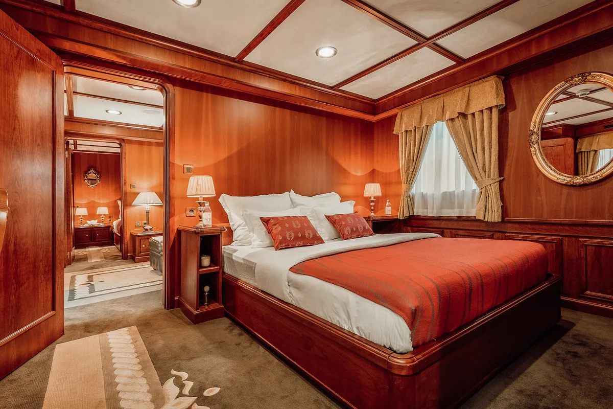 Cabin on Gulet Motoryacht, a motor yacht at Split, Croatia