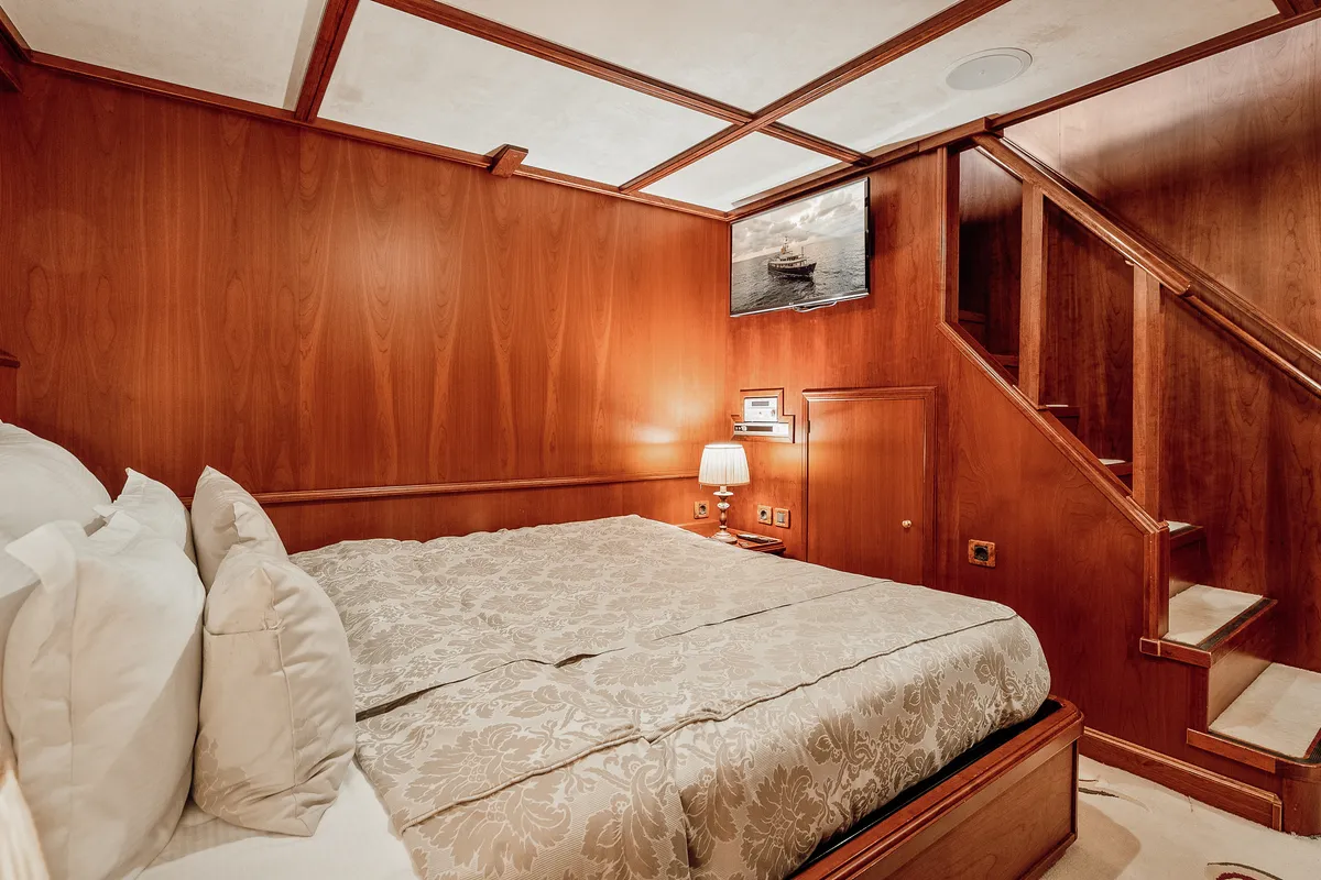 Cabin on Gulet Motoryacht, a motor yacht at Split, Croatia