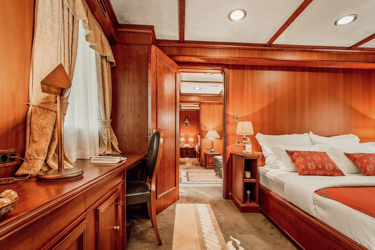 Cabin on Gulet Motoryacht, a motor yacht at Split, Croatia