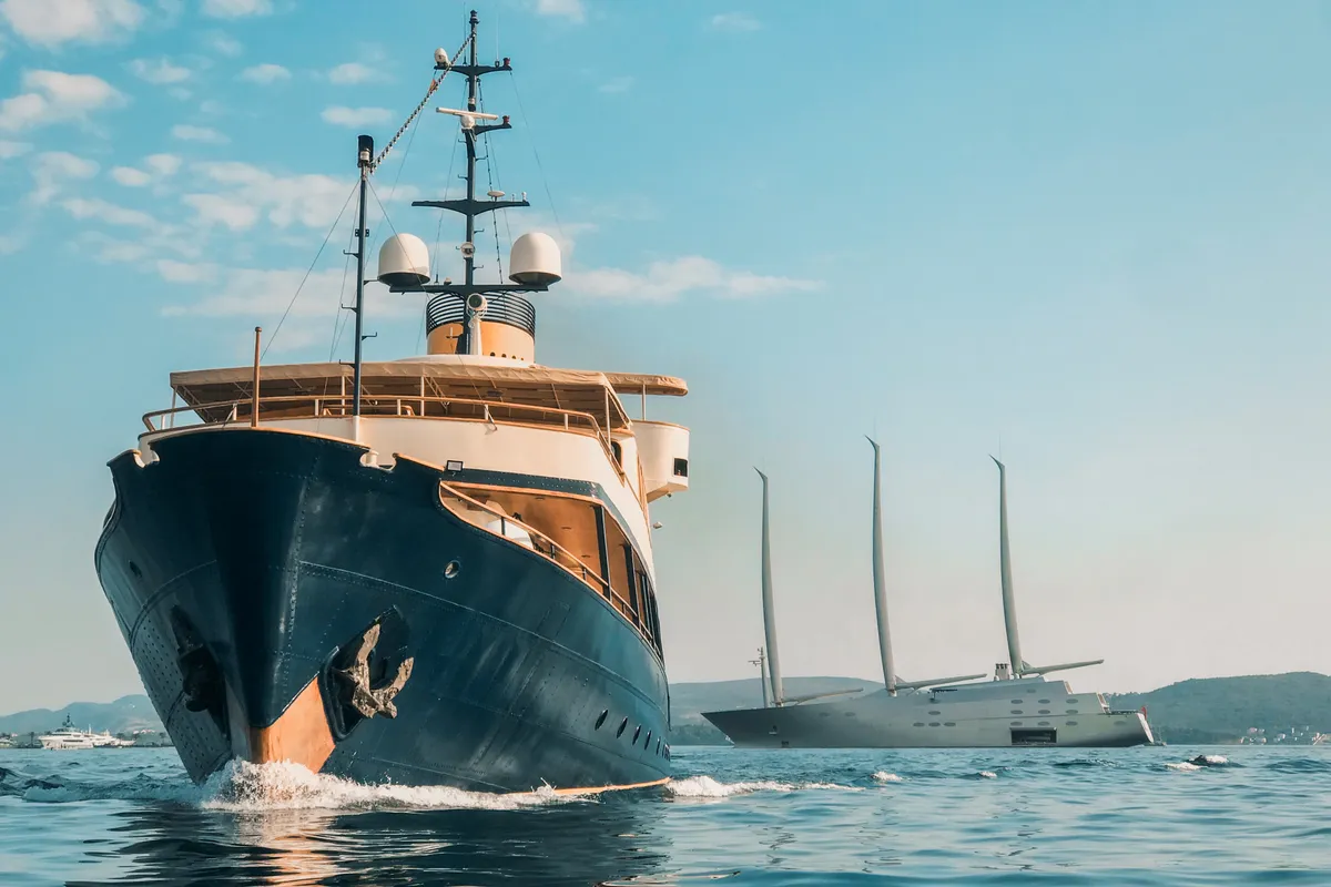 Exterior view of Gulet Motoryacht, a motor yacht at Split, Croatia