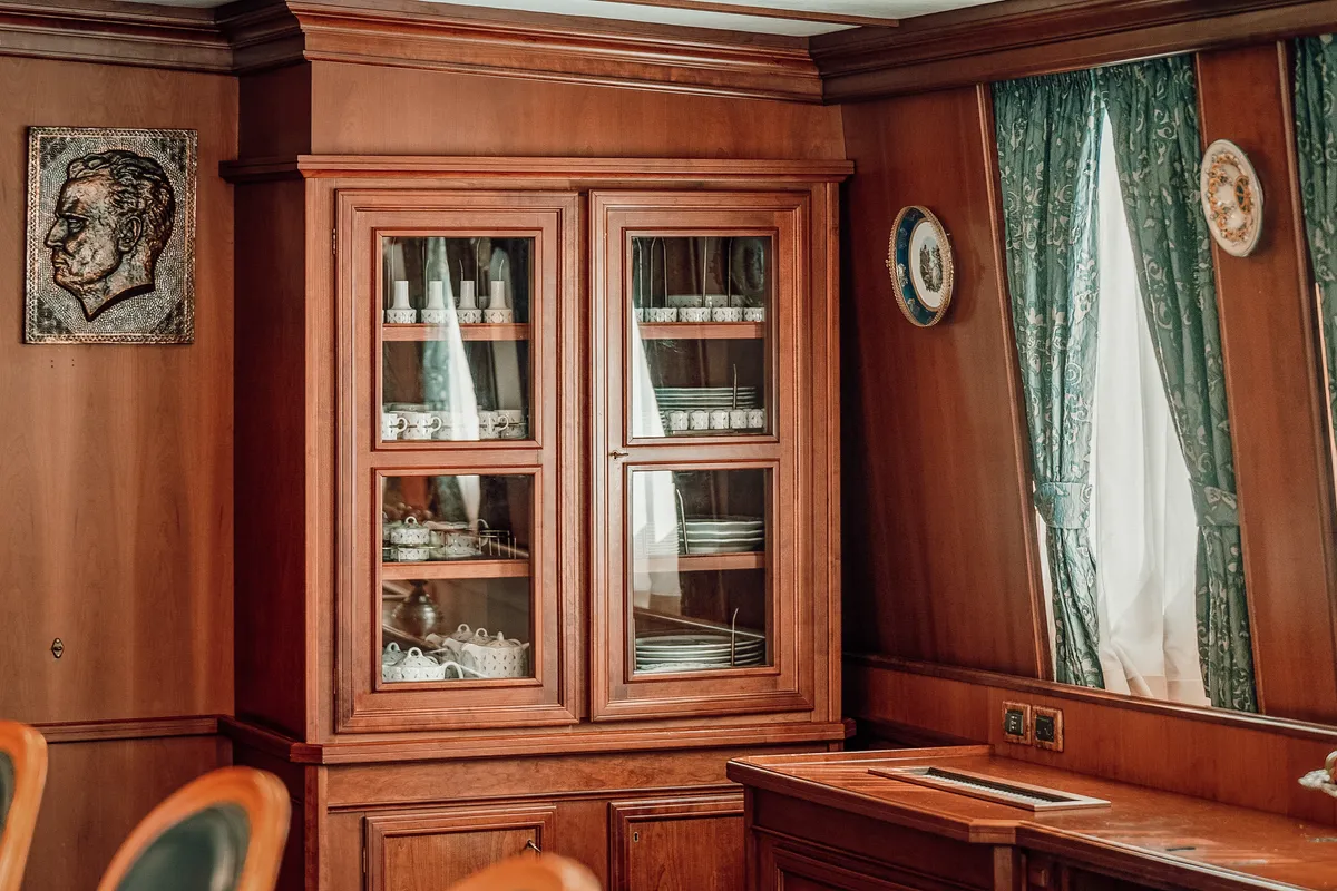 Salon of Gulet Motoryacht, a motor yacht at Split, Croatia