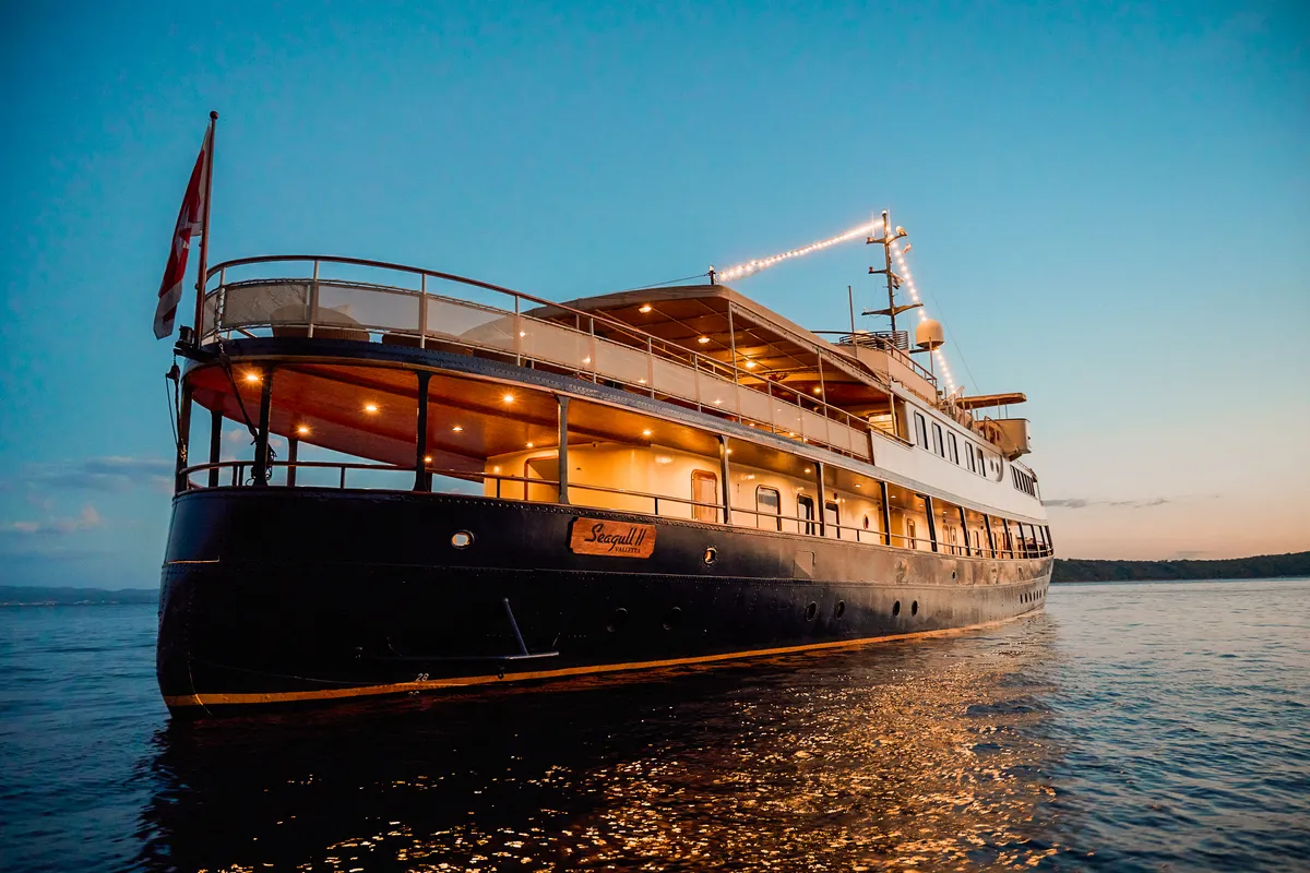 Exterior view of Gulet Motoryacht, a motor yacht at Split, Croatia