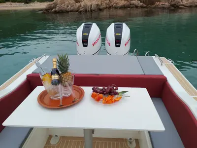 NN, a Altamarea Wave 27 GT RIB at Cannigione, Italy