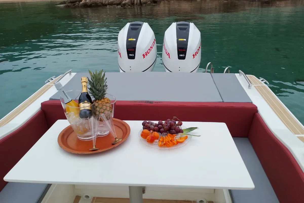 NN, a Altamarea Wave 27 GT RIB at Cannigione, Italy