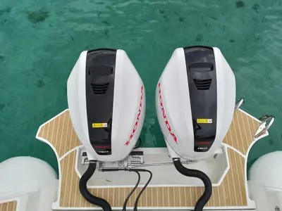 Altamarea Wave 27 GT, a RIB at Cannigione, Italy