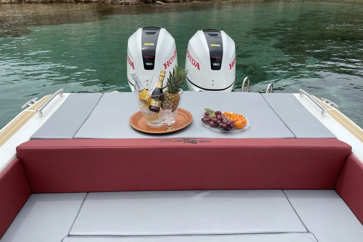 NN, a Altamarea Wave 27 GT RIB at Cannigione, Italy