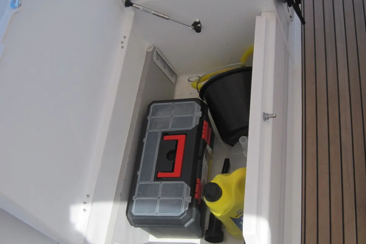 Enrica, a Jeanneau Sun Odyssey 440 sailboat at Capo d'Orlando, Italy