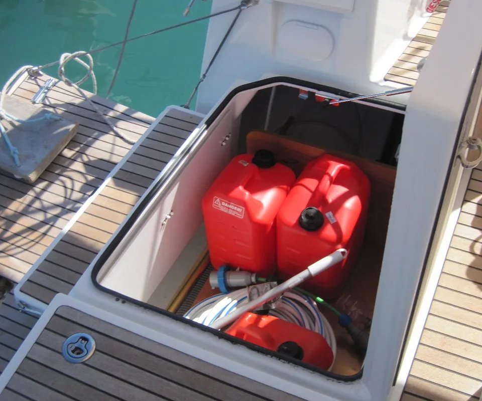Enrica, a Jeanneau Sun Odyssey 440 sailboat at Capo d'Orlando, Italy