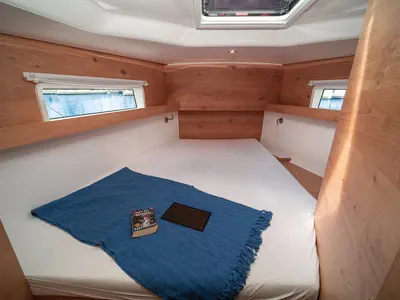 Cabin on Giovannina, a Elan Impression 45 sailboat at Kaštela, Croatia
