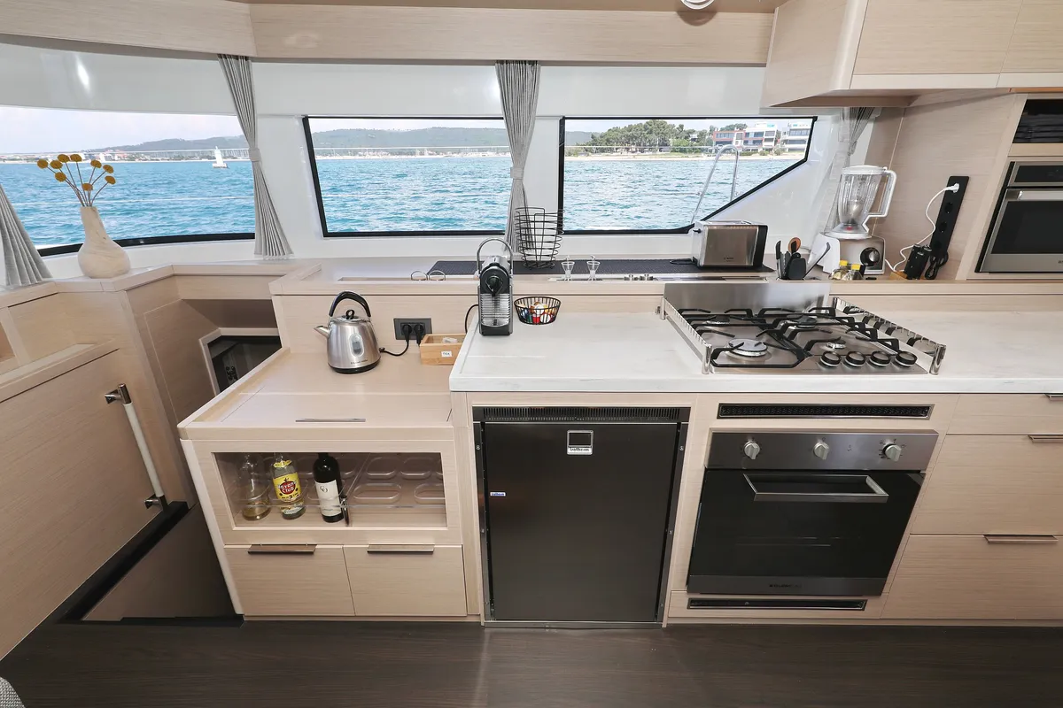 Cabin on NOMAD, a Lagoon 55 catamaran at Split, Croatia