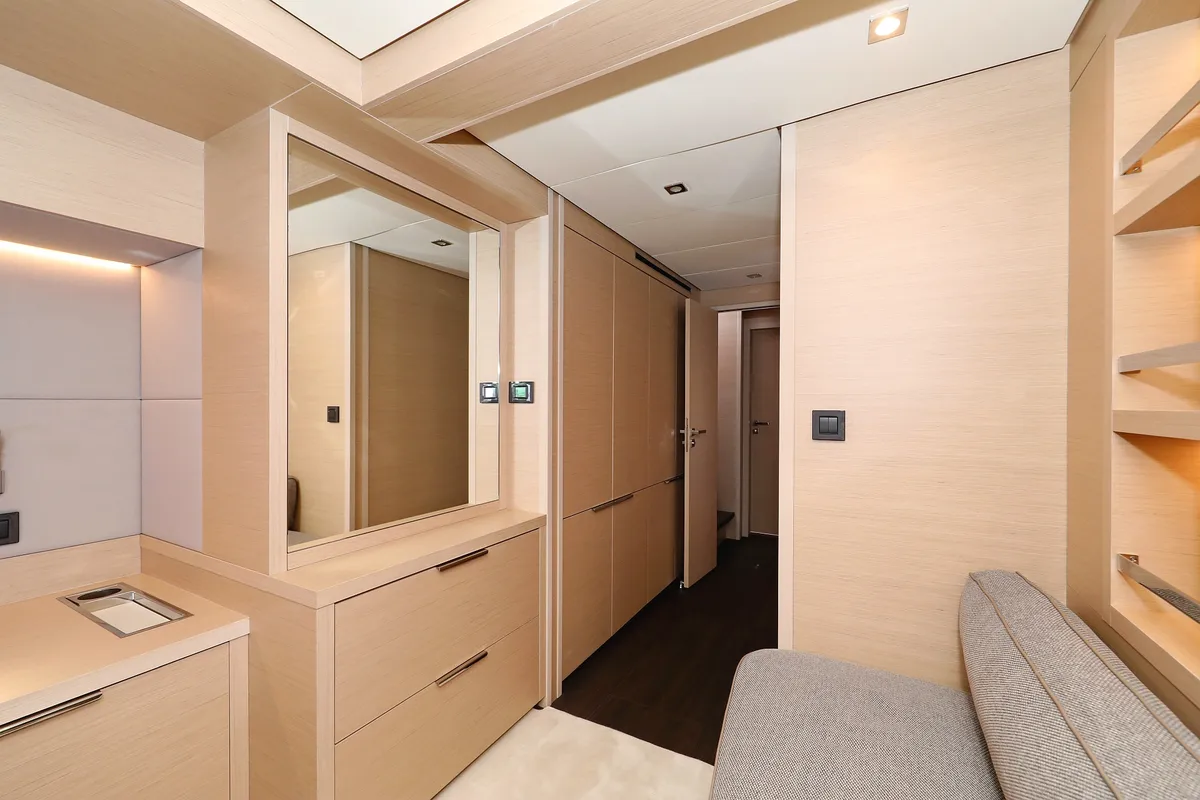 Cabin on NOMAD, a Lagoon 55 catamaran at Split, Croatia