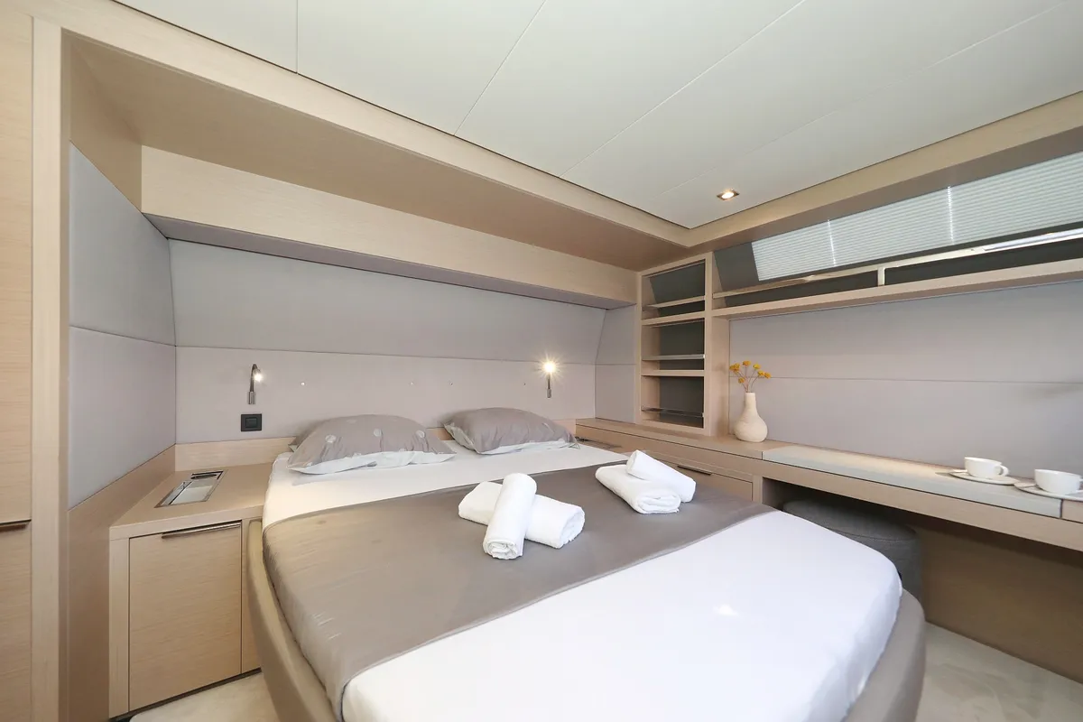 Cabin on NOMAD, a Lagoon 55 catamaran at Split, Croatia