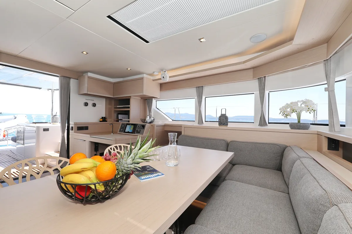 Cabin on NOMAD, a Lagoon 55 catamaran at Split, Croatia